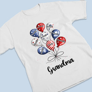 Grand-mère est ma meilleure amie - T-shirt patriotique unisexe personnalisé, sweat à capuche, sweat-shirt - Jour de l'Indépendance, 4 juillet, cadeau d'anniversaire pour grand-mère