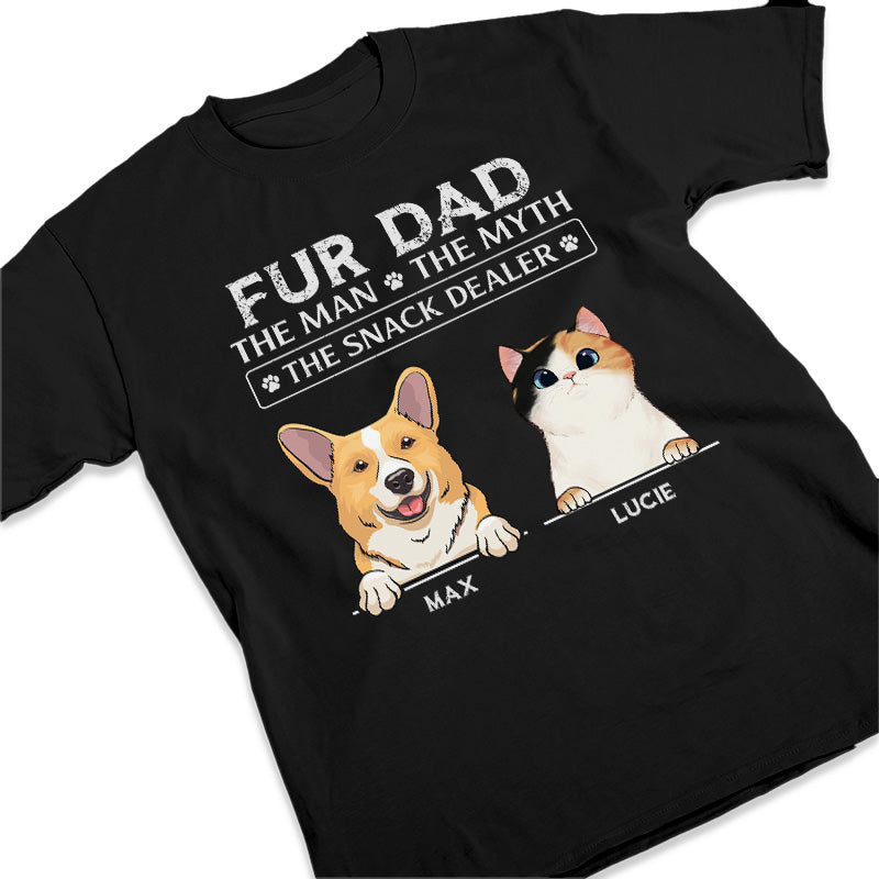 Le marchand de snacks est là ! T-shirt, sweat à capuche et sweat-shirt unisexe personnalisé pour chien et chat ! Cadeau pour propriétaires et amoureux des animaux.
