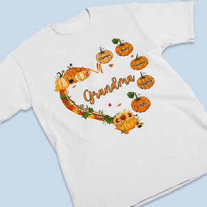 Blessed To Be Called Nana - Family Personalized Custom Unisex T-shirt, Hoodie, Sweatshirt - Autumn Fall Gift For Grandma