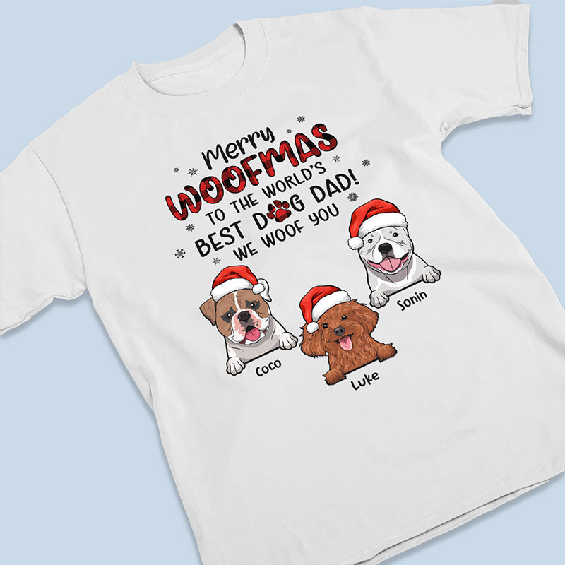Joyeux Noël à tous ! T-shirt, sweat à capuche et sweat-shirt unisexe personnalisé pour chien ! Cadeau de Noël pour les propriétaires et les amoureux des animaux.