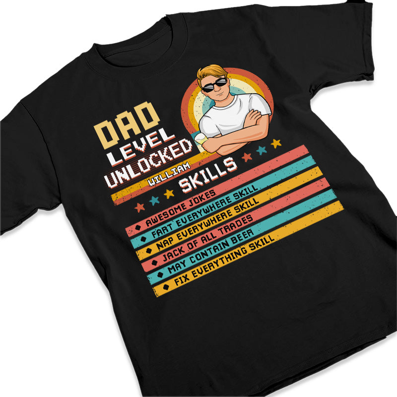 Les meilleures compétences de mon père - T-shirt unisexe personnalisé, sweat à capuche, sweat-shirt - Cadeau de fête des pères et d'anniversaire pour papa