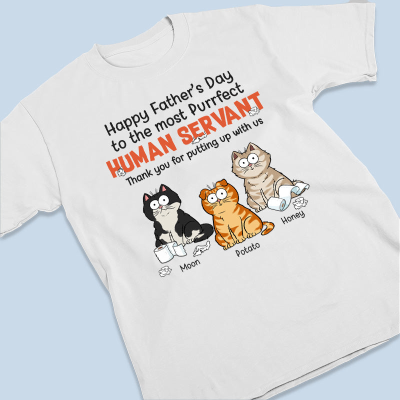 Merci de nous avoir supportés - T-shirt unisexe personnalisé avec chat, sweat à capuche, sweat-shirt - Fête des pères, cadeau pour les propriétaires d'animaux et les amoureux des animaux