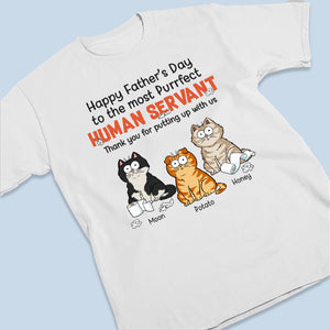 Merci de nous avoir supportés - T-shirt unisexe personnalisé avec chat, sweat à capuche, sweat-shirt - Fête des pères, cadeau pour les propriétaires d'animaux et les amoureux des animaux