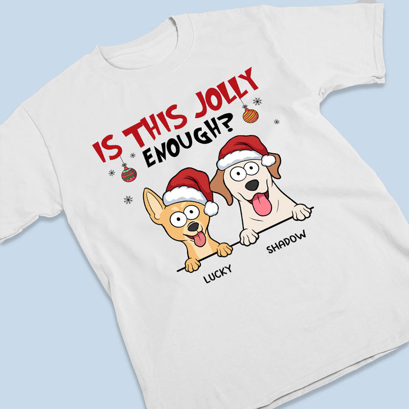Joyeux Pawlidays - T-shirt, sweat à capuche et sweat-shirt unisexe personnalisé pour chien - Cadeau de Noël pour propriétaires et amoureux des animaux