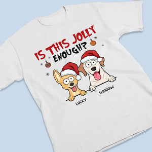 Joyeux Pawlidays - T-shirt, sweat à capuche et sweat-shirt unisexe personnalisé pour chien - Cadeau de Noël pour propriétaires et amoureux des animaux