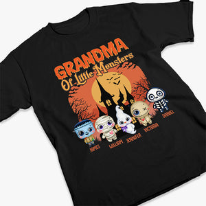 Grand-mère de petits monstres - T-shirt unisexe personnalisé, sweat à capuche, sweat-shirt - Cadeau d'Halloween, cadeau pour grand-mère, grand-père