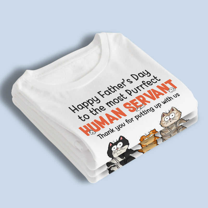 Merci de nous avoir supportés - T-shirt unisexe personnalisé avec chat, sweat à capuche, sweat-shirt - Fête des pères, cadeau pour les propriétaires d'animaux et les amoureux des animaux