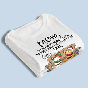 Nous espérons que vous apprécierez nos griffures - T-shirt unisexe personnalisé pour chat, sweat à capuche, sweat-shirt - Cadeau de Noël pour les propriétaires d'animaux de compagnie, les amoureux des animaux