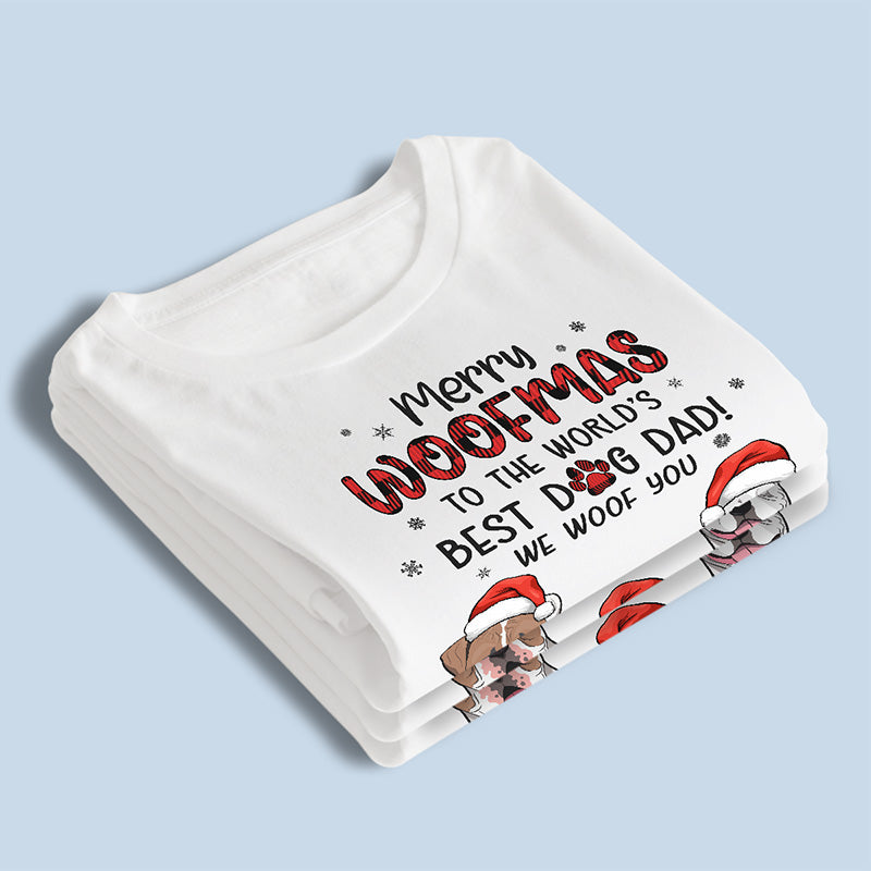 Joyeux Noël à tous ! T-shirt, sweat à capuche et sweat-shirt unisexe personnalisé pour chien ! Cadeau de Noël pour les propriétaires et les amoureux des animaux.