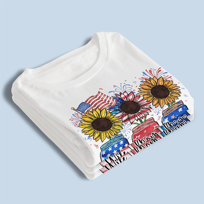 La vie d'une grand-mère, c'est comme ça ! T-shirt, sweat à capuche, sweat-shirt unisexe personnalisé pour la famille ! Cadeau d'anniversaire pour grand-mère, 4 juillet