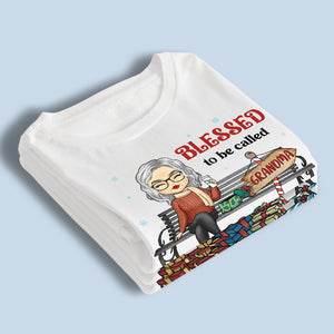 Un cadeau d'amour - T-shirt, sweat à capuche et sweat-shirt unisexe personnalisé pour la famille - Cadeau de Noël pour grand-mère