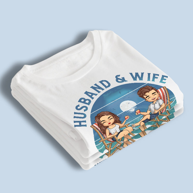 Nous sommes partenaires de voyage pour la vie - T-shirt unisexe personnalisé, sweat à capuche, sweat-shirt - Cadeau pour mari et femme, anniversaire