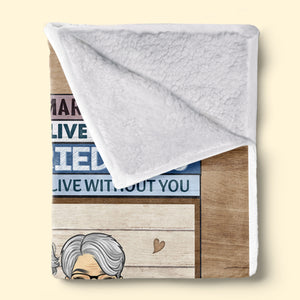 Le destin a fait de nous un couple - Couverture personnalisée pour couple - Cadeau pour mari et femme, anniversaire