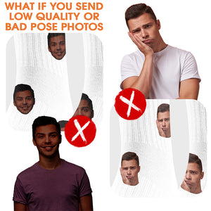 Chaussettes personnalisées pour bébés en fourrure avec photo - Chaussettes personnalisées pour chiens et chats - Cadeau pour propriétaires et amoureux des animaux