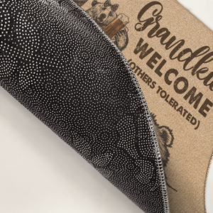 Grandkids Welcome, Others Tolerated - Family Personalized Custom Home Decor Decorative Mat - House Warming Gift, Gift For Grandpa, Grandma