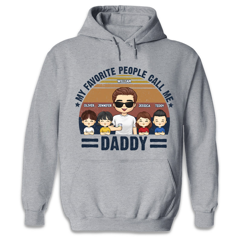 Appelez-moi papa - T-shirt unisexe personnalisé, sweat à capuche, sweat-shirt - Cadeau pour papa, grand-père
