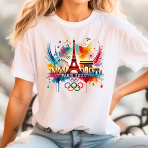 Jouez avec cœur, gagnez avec fierté - T-shirt, sweat à capuche et sweat-shirt des Jeux olympiques - Vacances olympiques, cadeau pour les membres de la famille et les meilleurs amis