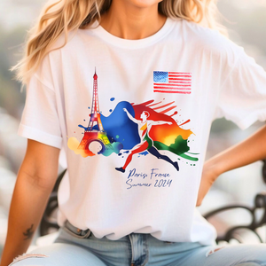 Pour commencer, commencez ! T-shirt, sweat à capuche et sweat-shirt des Jeux olympiques ! Vacances olympiques, cadeau pour les membres de la famille et les meilleurs amis