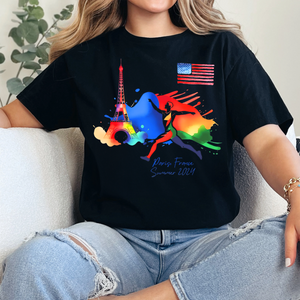 Pour commencer, commencez ! T-shirt, sweat à capuche et sweat-shirt des Jeux olympiques ! Vacances olympiques, cadeau pour les membres de la famille et les meilleurs amis
