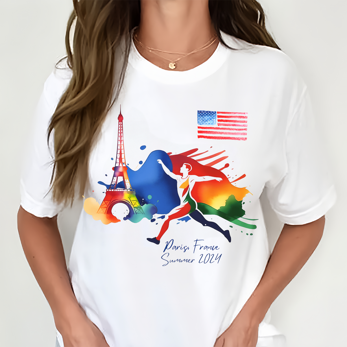 Pour commencer, commencez ! T-shirt, sweat à capuche et sweat-shirt des Jeux olympiques ! Vacances olympiques, cadeau pour les membres de la famille et les meilleurs amis