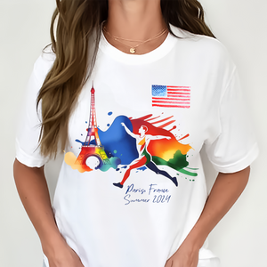 Pour commencer, commencez ! T-shirt, sweat à capuche et sweat-shirt des Jeux olympiques ! Vacances olympiques, cadeau pour les membres de la famille et les meilleurs amis