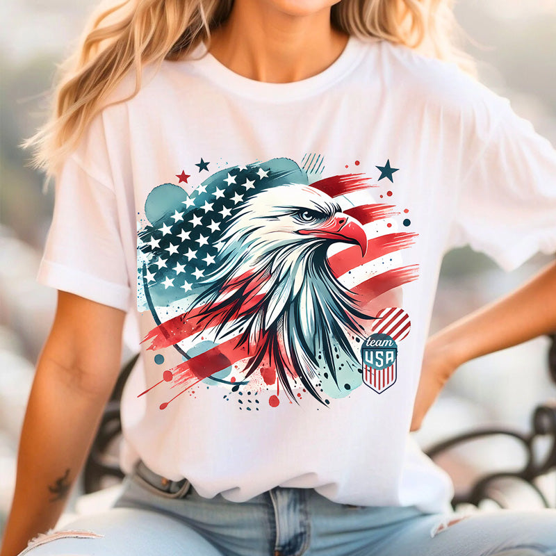 Équipe USA - T-shirt, sweat à capuche et sweat-shirt des Jeux olympiques - Vacances olympiques, cadeau pour les membres de la famille et les meilleurs amis