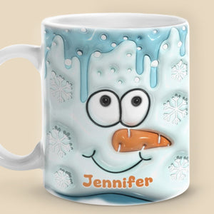 Bonjour décembre - Mug personnalisé avec effet gonflé en 3D - Cadeau de Noël pour les membres de la famille