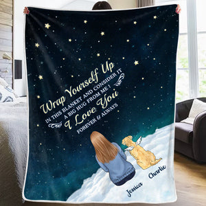 Tu me manques davantage chaque jour – Couverture commémorative personnalisée – Cadeau de Noël, cadeau de condoléances pour les propriétaires d'animaux et les amoureux des animaux