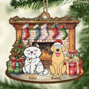 Joyeux anniversaire ! Décoration personnalisée pour chien et chat ! En bois, forme personnalisée ! Cadeau de Noël pour les propriétaires et les amoureux des animaux.