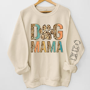 Proud To Be A Fur Mama - Dog & Cat Personalized Custom Unisex Sweatshirt With Design On Sleeve - Gift For Pet Owners, Pet Lovers