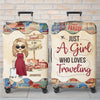 Let's Go Everywhere - Housse de bagage personnalisée pour voyage - Cadeau de vacances, cadeau pour les amateurs de voyages d'aventure