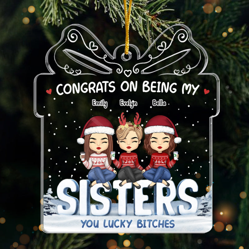 La vie est meilleure entre amis - Décoration personnalisée pour meilleure amie - Coffret cadeau en acrylique - Cadeau de Noël pour meilleures amies, meilleures amies et sœurs