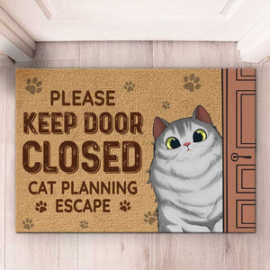 Les chats nous choisissent, ils ne nous appartiennent pas ! Tapis décoratif personnalisé pour chat ! Cadeau de pendaison de crémaillère pour les propriétaires et les amoureux des animaux.
