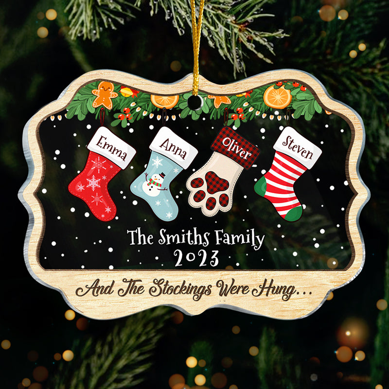 La famille est le plus beau cadeau de Noël ! Décoration personnalisée pour la famille - Acrylique en forme de Benelux - Cadeau de Noël pour les membres de la famille