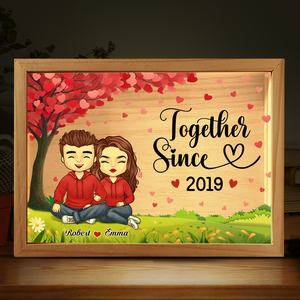 Je suis à toi pour toujours - Cadre photo personnalisé pour couple - Cadeau pour mari et femme, anniversaire