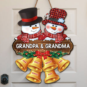 J'ai hâte de passer Noël ensemble - Panneau en bois personnalisé pour la décoration de la maison - Cadeau de pendaison de crémaillère, cadeau de Noël pour grand-mère, grand-père