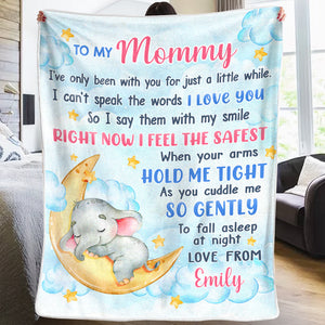 Tu es aimé, mon petit - Couverture personnalisée pour la famille - Cadeau de fête prénatale, cadeau de Noël pour la première maman