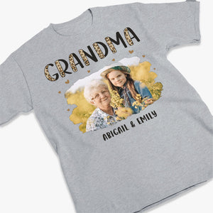 T-shirt, sweat à capuche et sweat-shirt unisexe personnalisé avec photo « Super Grand-mère » - Cadeau d'anniversaire pour maman et grand-mère