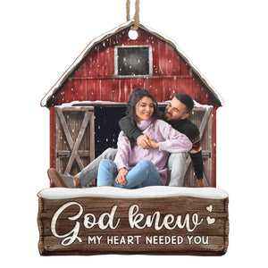 Photo personnalisée pour couple : profitez ensemble de Noël ! Décoration personnalisée pour couple ! Décoration en bois personnalisée ! Cadeau de Noël pour mari et femme, anniversaire