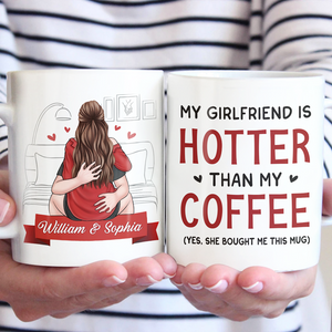Tu es mon endroit heureux - Tasse personnalisée pour couple - Cadeau pour mari et femme, anniversaire