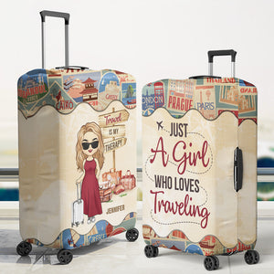 Let's Go Everywhere - Housse de bagage personnalisée pour voyage - Cadeau de vacances, cadeau pour les amateurs de voyages d'aventure