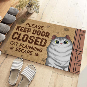 Les chats nous choisissent, ils ne nous appartiennent pas ! Tapis décoratif personnalisé pour chat ! Cadeau de pendaison de crémaillère pour les propriétaires et les amoureux des animaux.