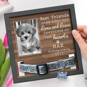 Photo personnalisée « Nous t'avons aimé toute ta vie » - Plaque commémorative personnalisée pour la perte d'un animal de compagnie, cadre avec support - Cadeau de condoléances pour les propriétaires d'animaux et les amoureux des animaux