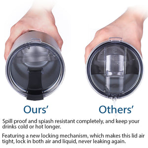 BPA Free Replacement Lids, Spill-proof Lids, Cover For 20 Ounce Tumbler, 30 Ounce Tumbler