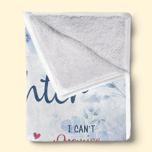 My Baby Girl - Family Personalized Custom Blanket - Birthday Gift From Mom