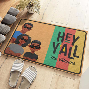 Good Vibes Only - Tapis décoratif personnalisé pour la maison - Cadeau de pendaison de crémaillère pour les membres de la famille