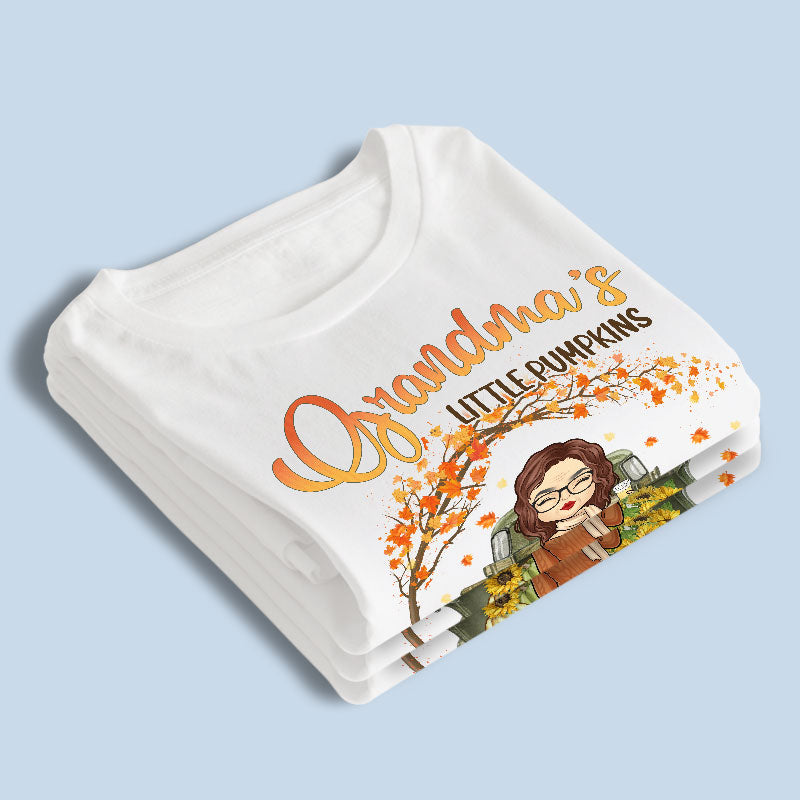 Grand-mère sait tout - T-shirt, sweat à capuche et sweat-shirt unisexe personnalisé pour la famille - Cadeau d'automne pour grand-mère