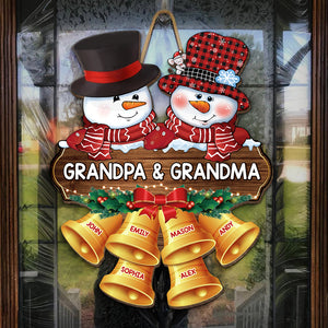 J'ai hâte de passer Noël ensemble - Panneau en bois personnalisé pour la décoration de la maison - Cadeau de pendaison de crémaillère, cadeau de Noël pour grand-mère, grand-père