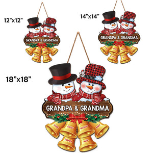 J'ai hâte de passer Noël ensemble - Panneau en bois personnalisé pour la décoration de la maison - Cadeau de pendaison de crémaillère, cadeau de Noël pour grand-mère, grand-père