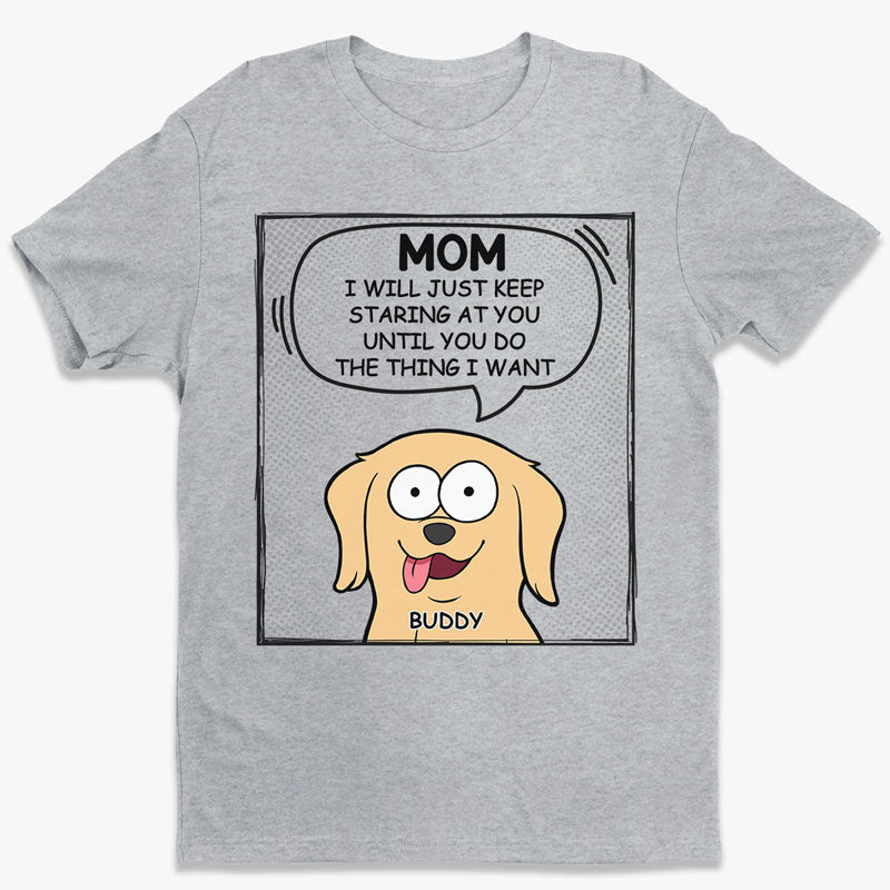 Nous continuerons à vous regarder - T-shirt unisexe personnalisé pour chien, sweat à capuche, sweat-shirt - Fête des mères, fête des pères, cadeau pour les propriétaires d'animaux, amoureux des animaux